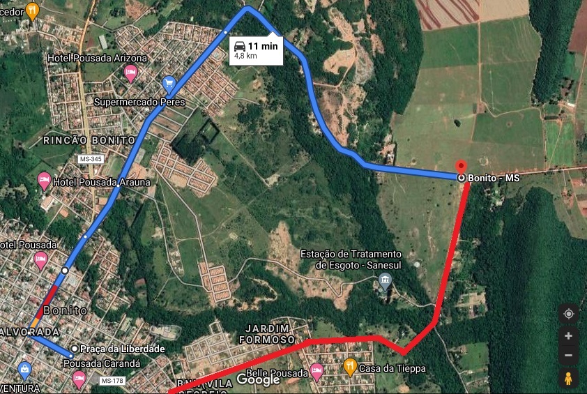 Rodovia do Turismo é interditada para obras. Acesso a atrativos será pelo bairro Rincão Bonito Rodovia do Turismo é interditada para obras. Acesso a atrativos será pelo bairro Rincão Bonito