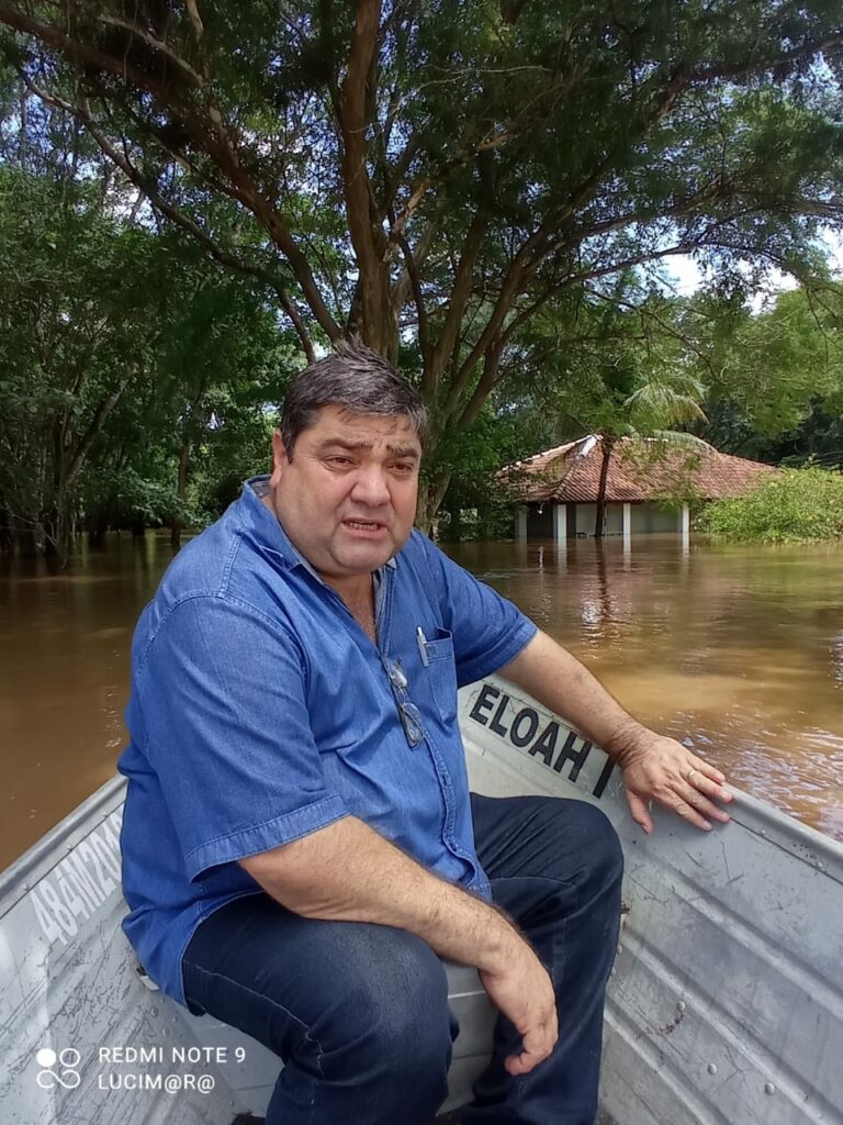 Josmail Rodrigues, visita Distrito Águas do Miranda para prestar ajuda aos moradores da região