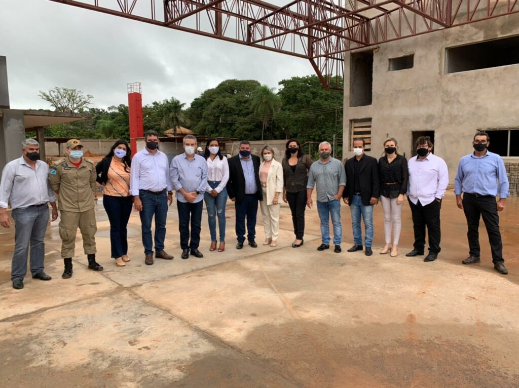 Prefeito Josmail Rodrigues recebe o Governador em exercício, Dep. Paulo Corrêa e peticiona um pacote de obras para Bonito