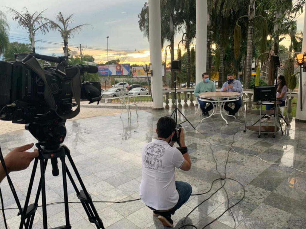 Prefeito Josmail Rodrigues recebe o Governador em exercício, Dep. Paulo Corrêa e peticiona um pacote de obras para Bonito