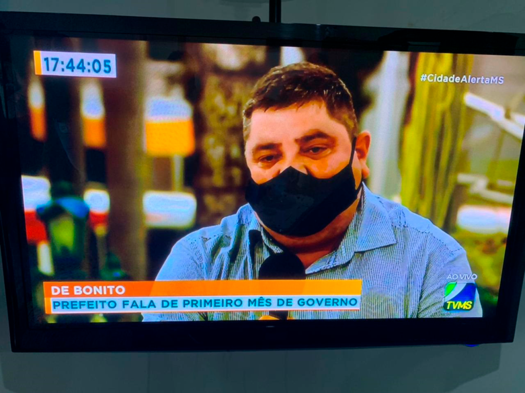 Prefeito Josmail Rodrigues recebe o Governador em exercício, Dep. Paulo Corrêa e peticiona um pacote de obras para Bonito