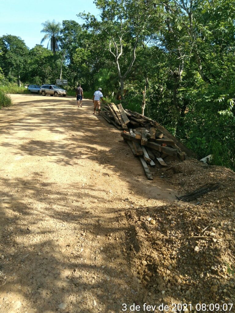 Reforma completa da ponte sobre o Córrego Onça no Distrito Águas do Miranda é concluída