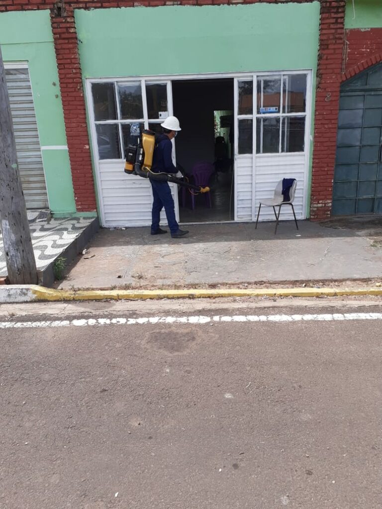 Trabalho preventivo de fumacê é realizado no Distrito Águas do Miranda