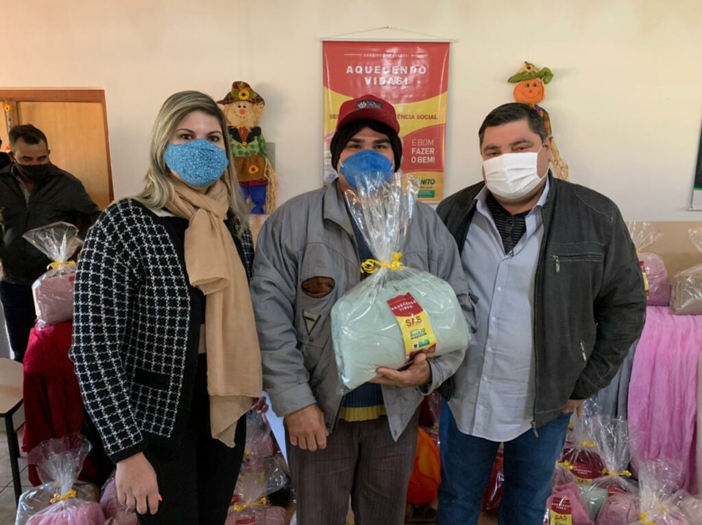 Ação entregará 390 cobertores para famílias em situação de vulnerabilidade social