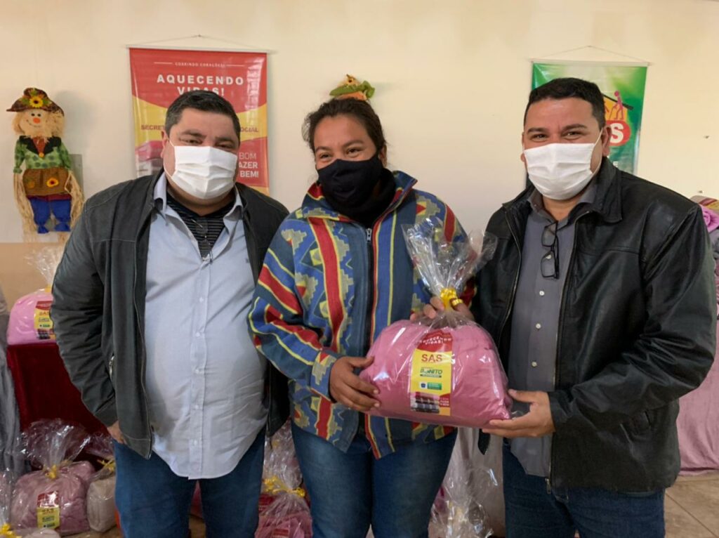 Ação entregará 390 cobertores para famílias em situação de vulnerabilidade social