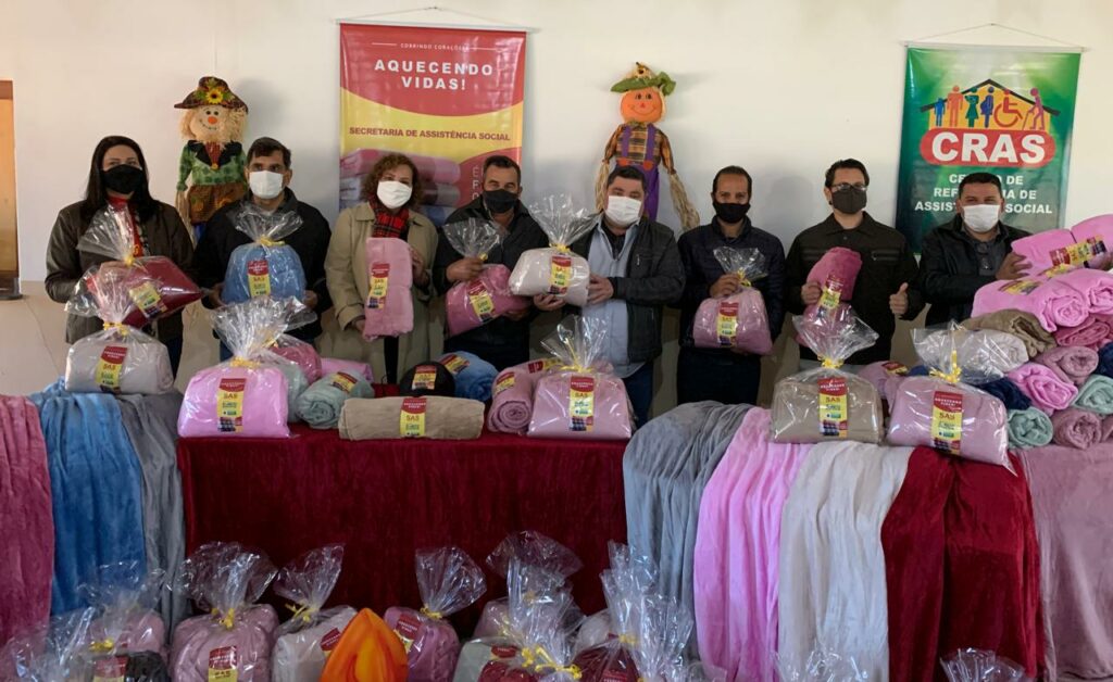 Ação entregará 390 cobertores para famílias em situação de vulnerabilidade social