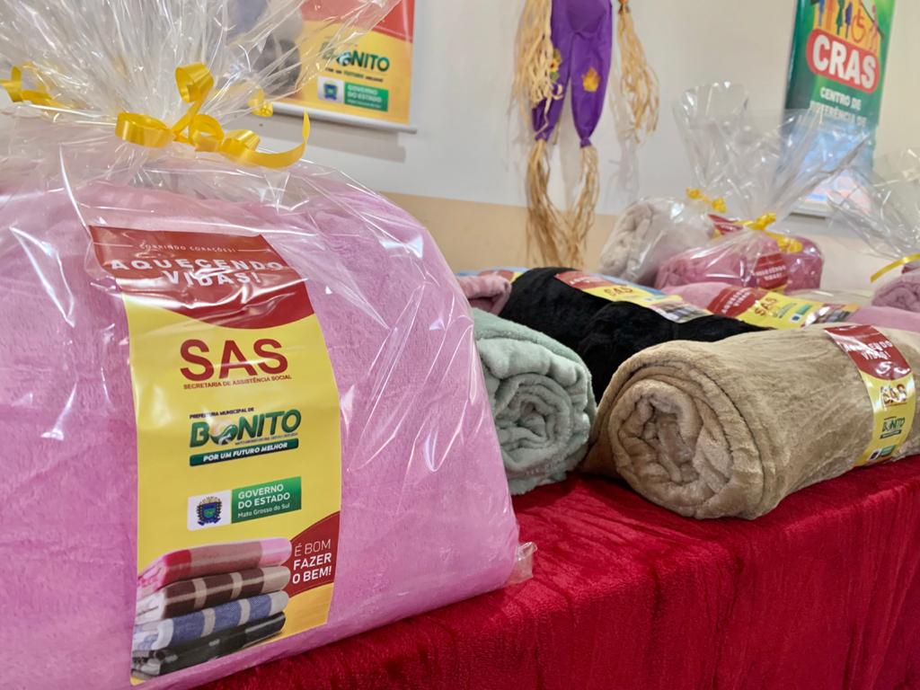 Ação entregará 390 cobertores para famílias em situação de vulnerabilidade social