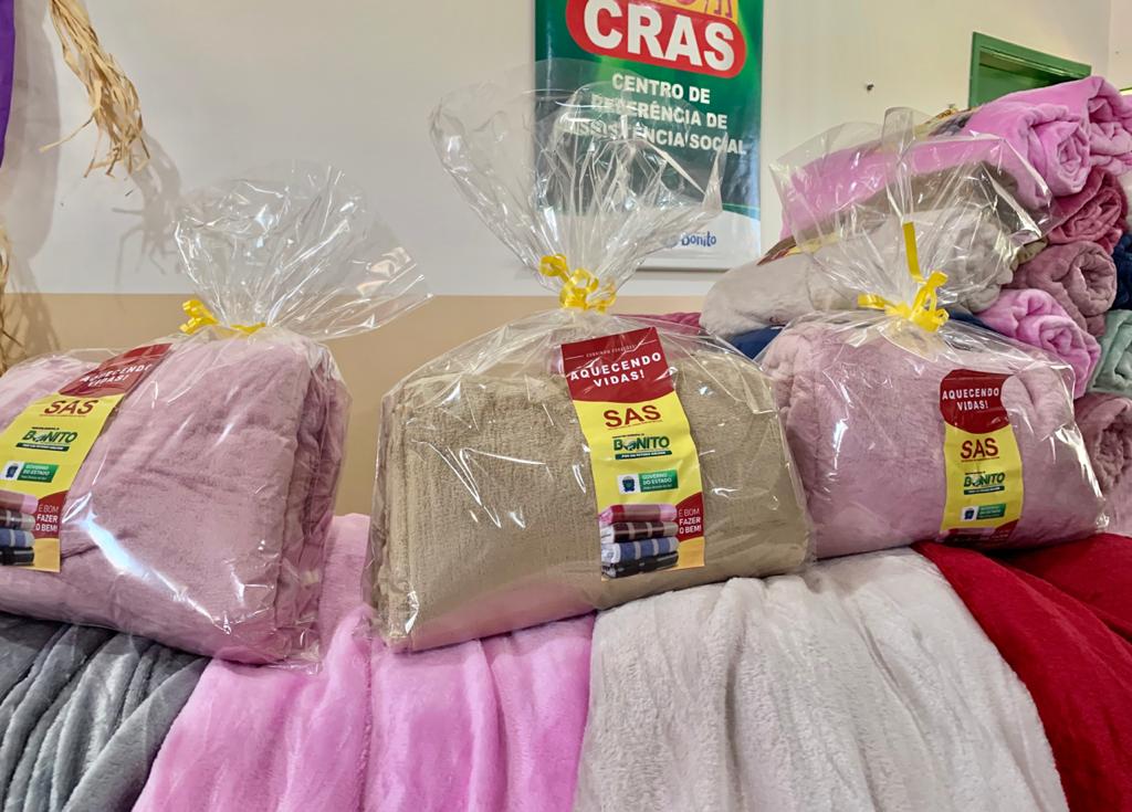 Ação entregará 390 cobertores para famílias em situação de vulnerabilidade social