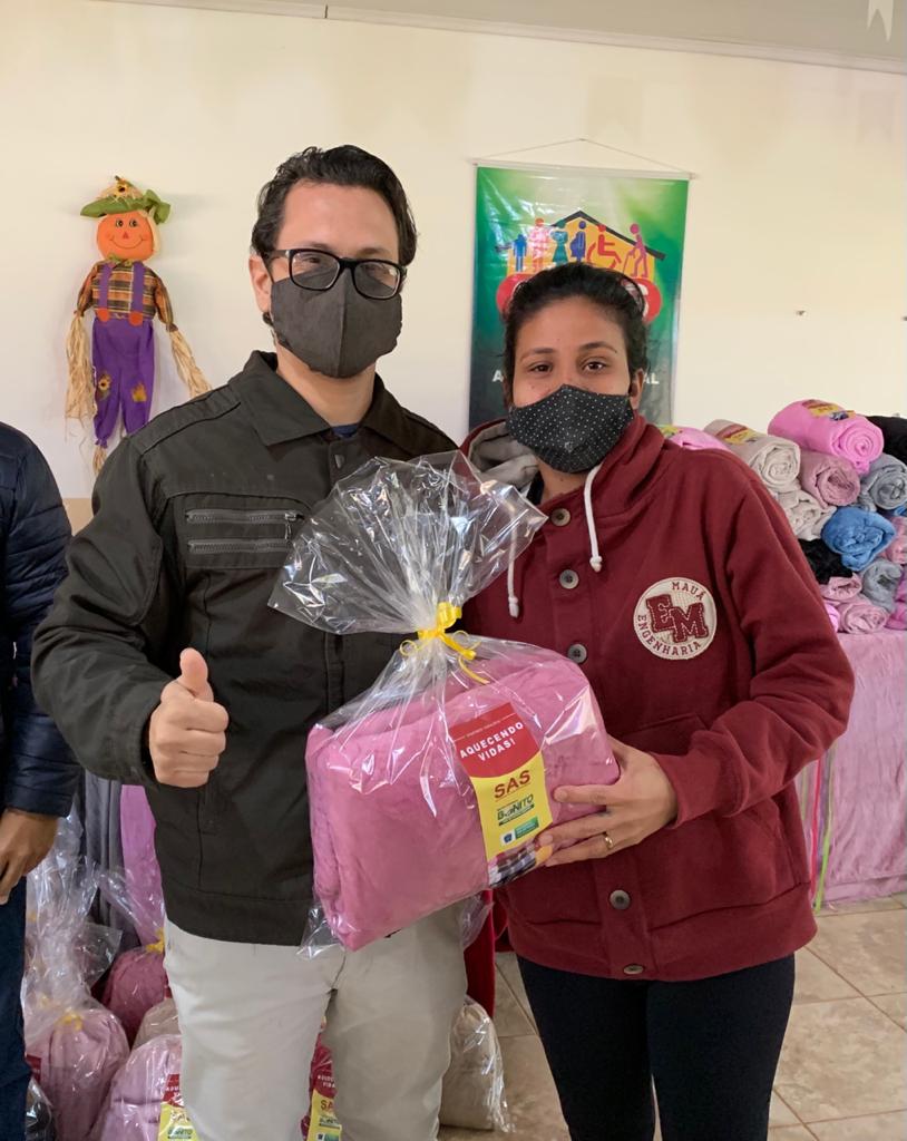 Ação entregará 390 cobertores para famílias em situação de vulnerabilidade social