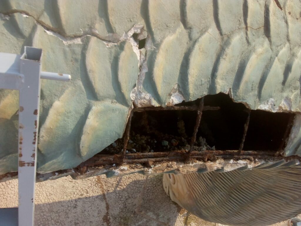 Revitalização do Monumento das Piraputangas é iniciado Revitalização do Monumento das Piraputangas é iniciado