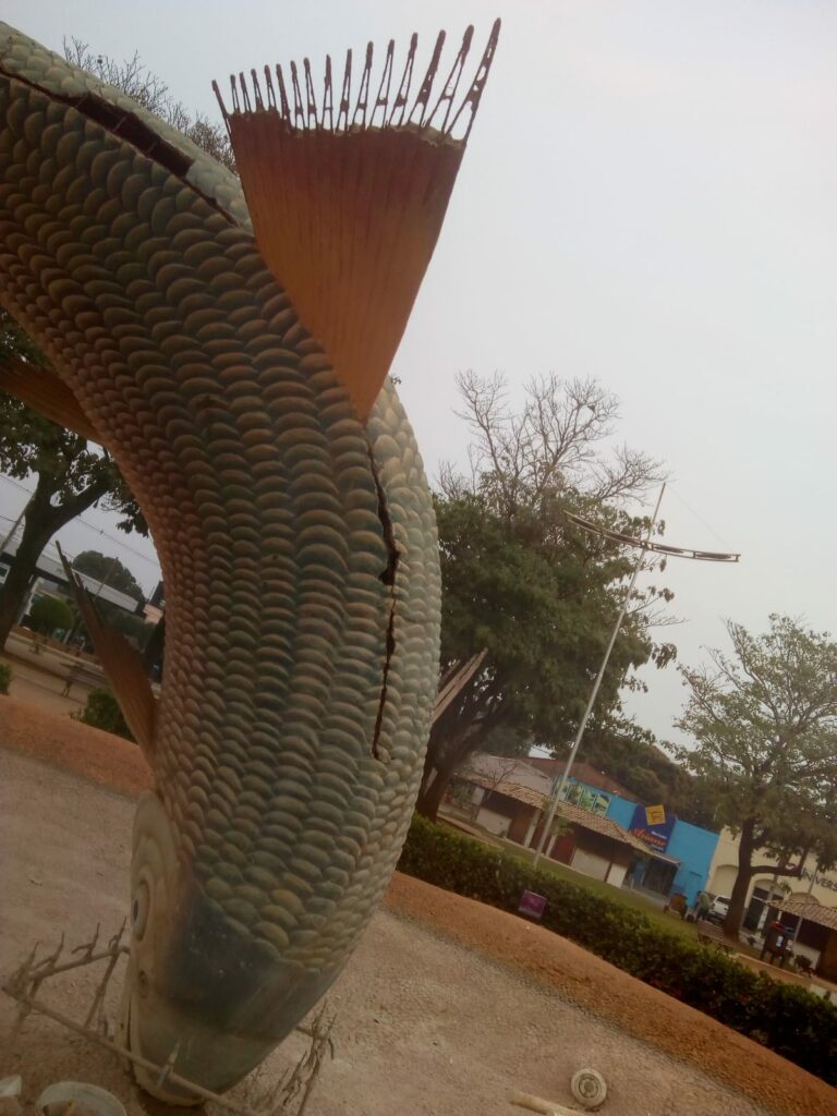 Revitalização do Monumento das Piraputangas é iniciado Revitalização do Monumento das Piraputangas é iniciado