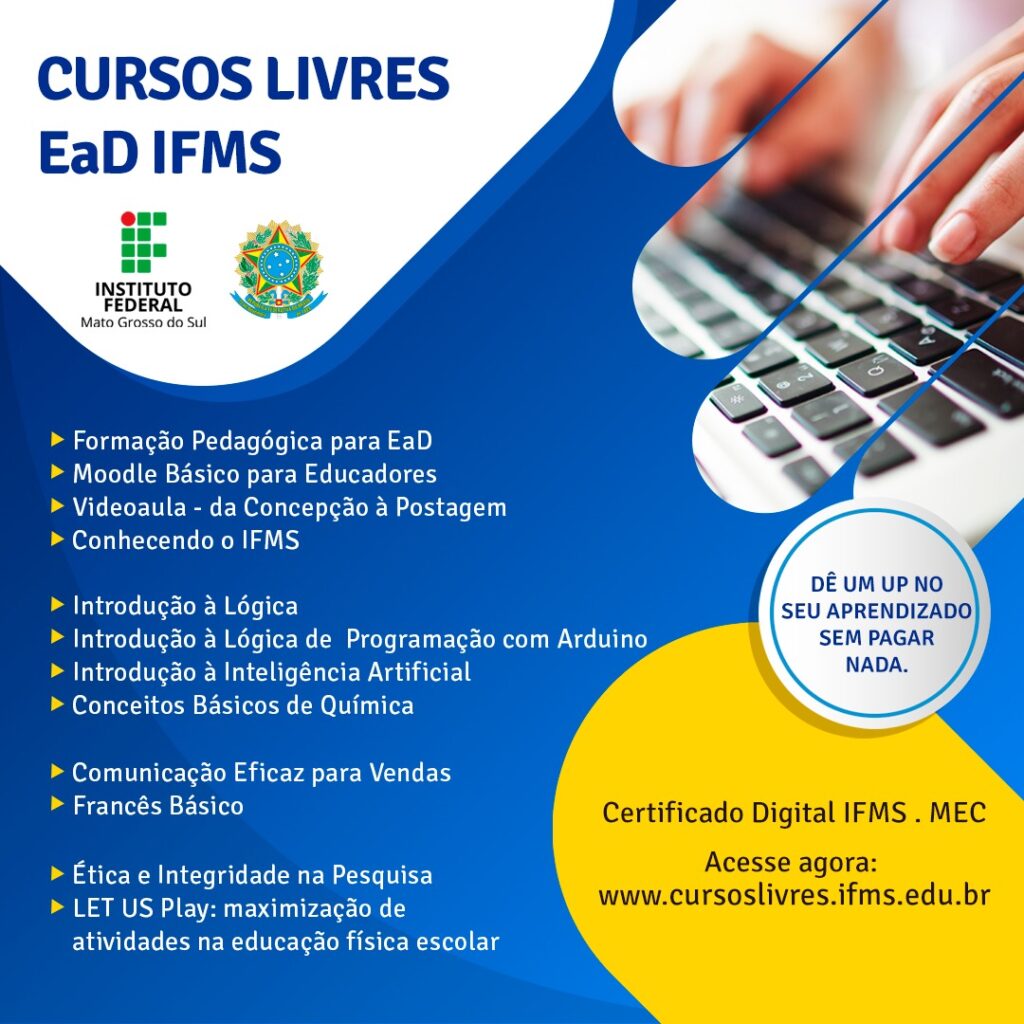 Prefeitura de Bonito firma parceria com IFMS para realização de cursos técnicos para à população