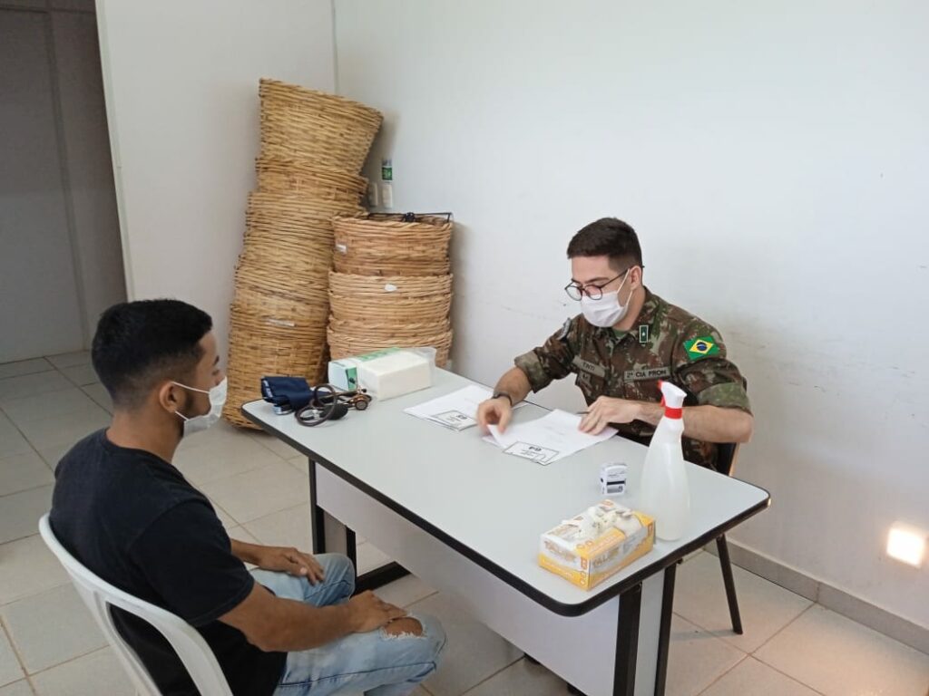 Jovens de Bonito participam de seleção para o serviço militar
