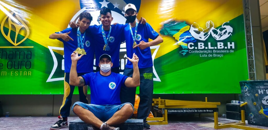 Atletas bonitenses conquistam medalhas no Campeonato Brasileiro de Luta de Braço