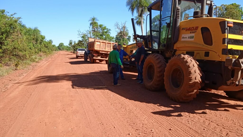 Estado da início as obras de pavimentação da MS-345