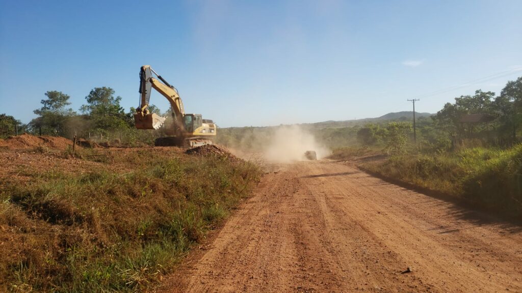 Estado da início as obras de pavimentação da MS-345