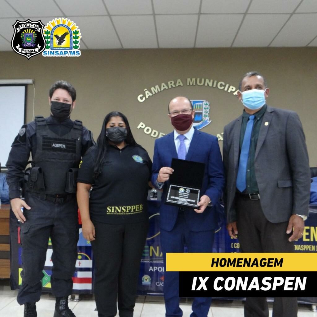 Congresso Nacional de Policiais Penais reúne representantes de 15 estados e homenageia personalidades em Bonito