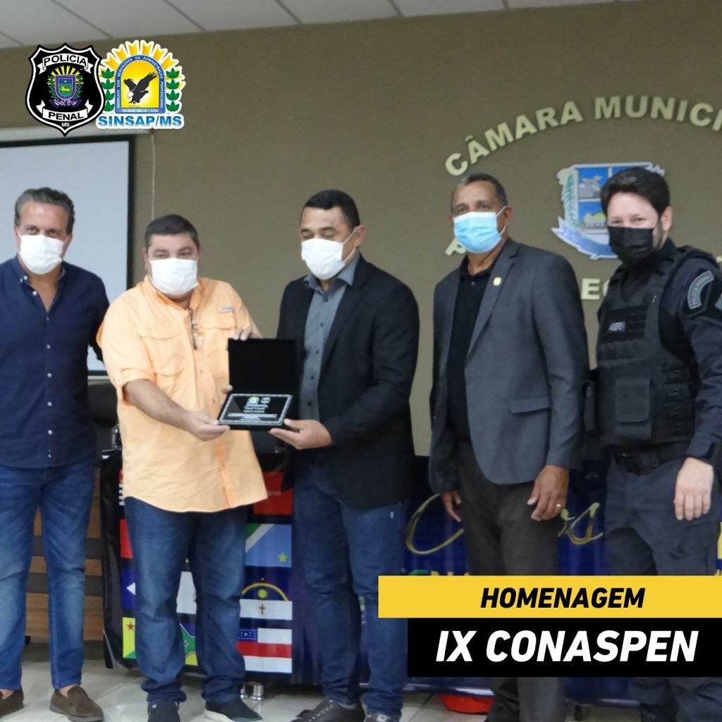 Congresso Nacional de Policiais Penais reúne representantes de 15 estados e homenageia personalidades em Bonito