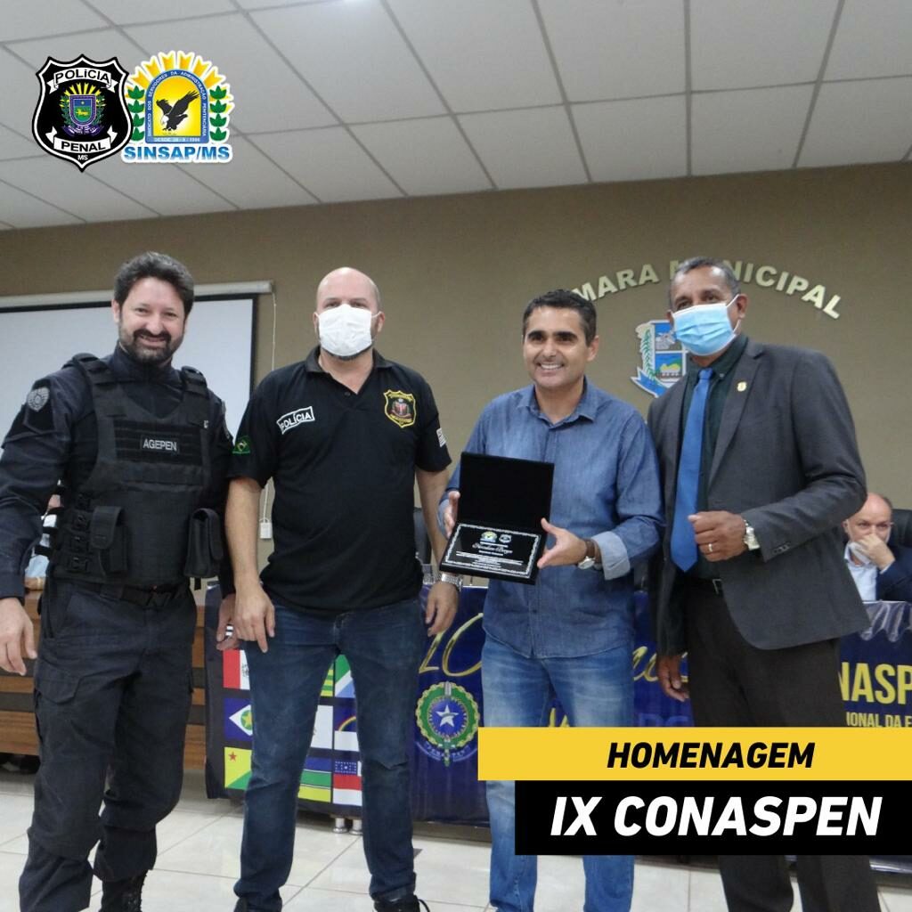 Congresso Nacional de Policiais Penais reúne representantes de 15 estados e homenageia personalidades em Bonito