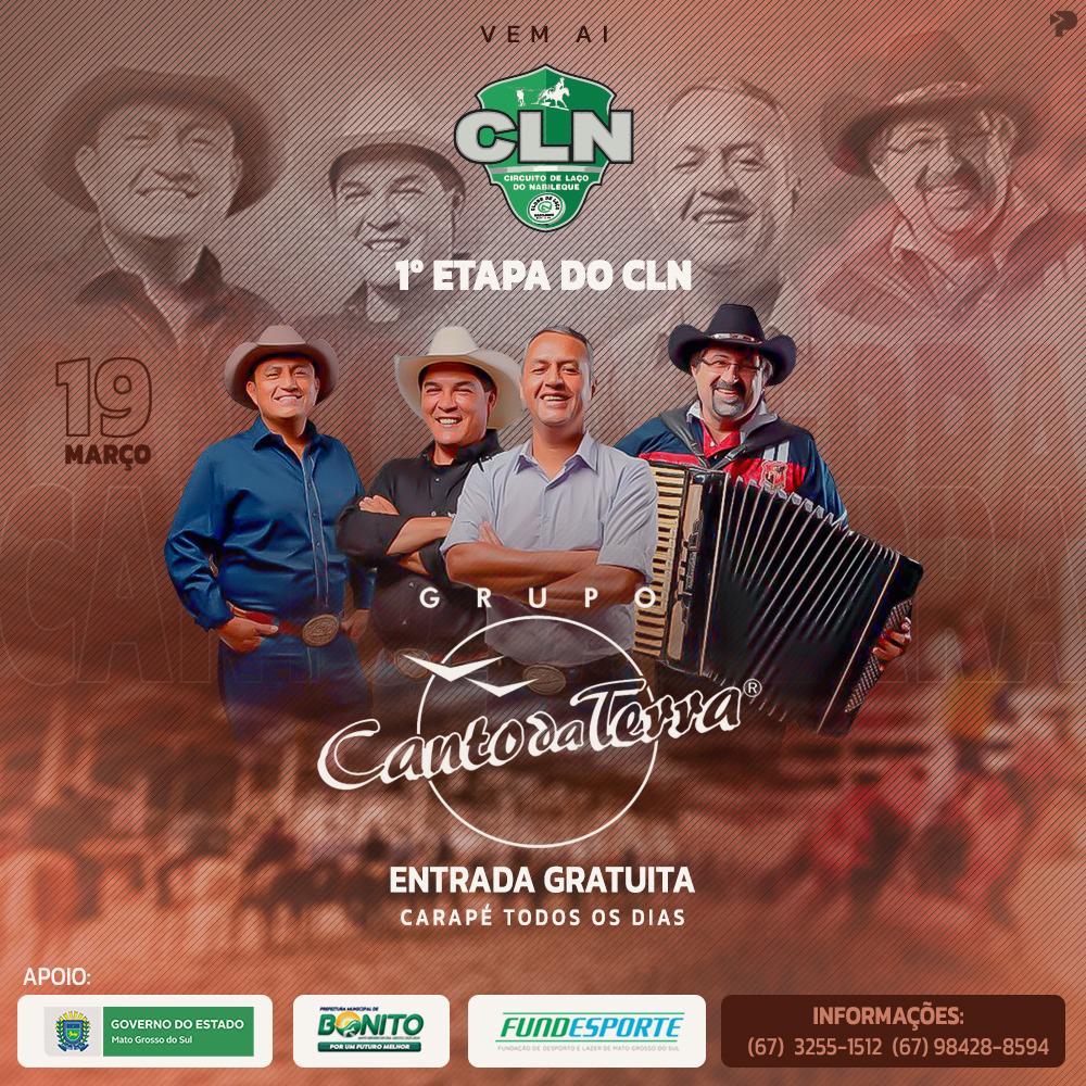 1ª etapa do CLN começa nesta sexta-feira, com apoio da Prefeitura de Bonito e Governo do Estado