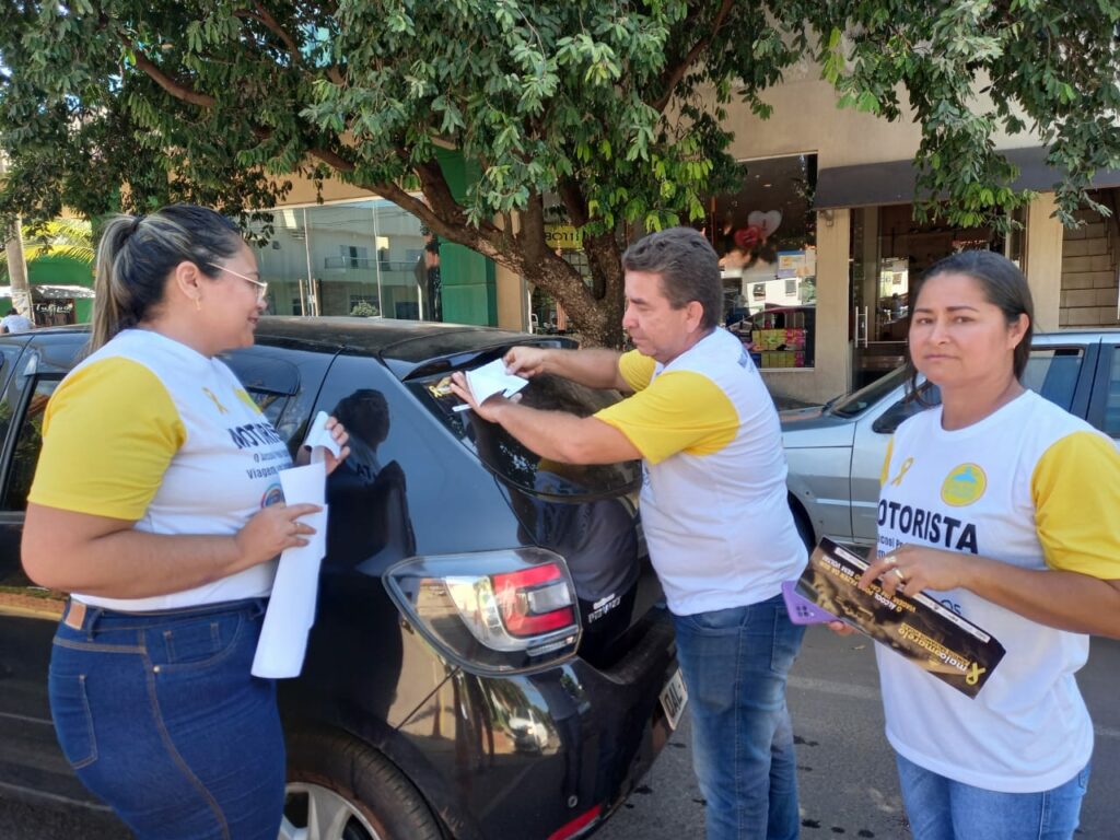 Bonito lança campanha Maio Amarelo com o tema 'Juntos Salvamos Vidas'