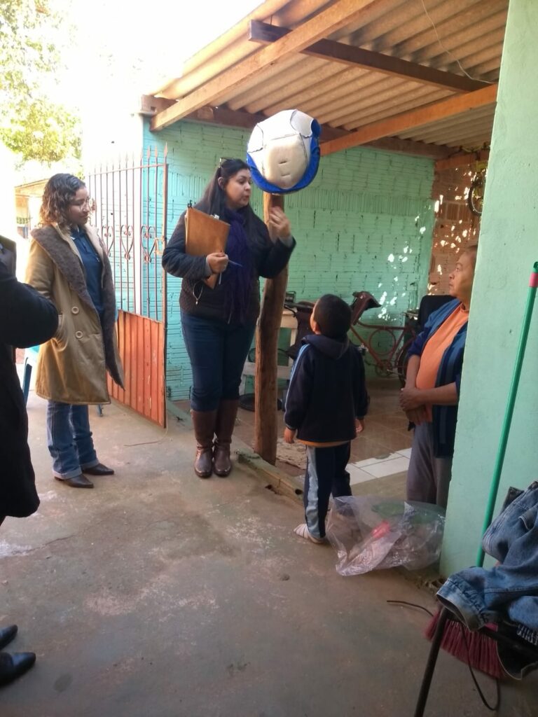 Equipes da SAS realizam visitas domiciliares e atualização do Cadúnico no Águas do Miranda