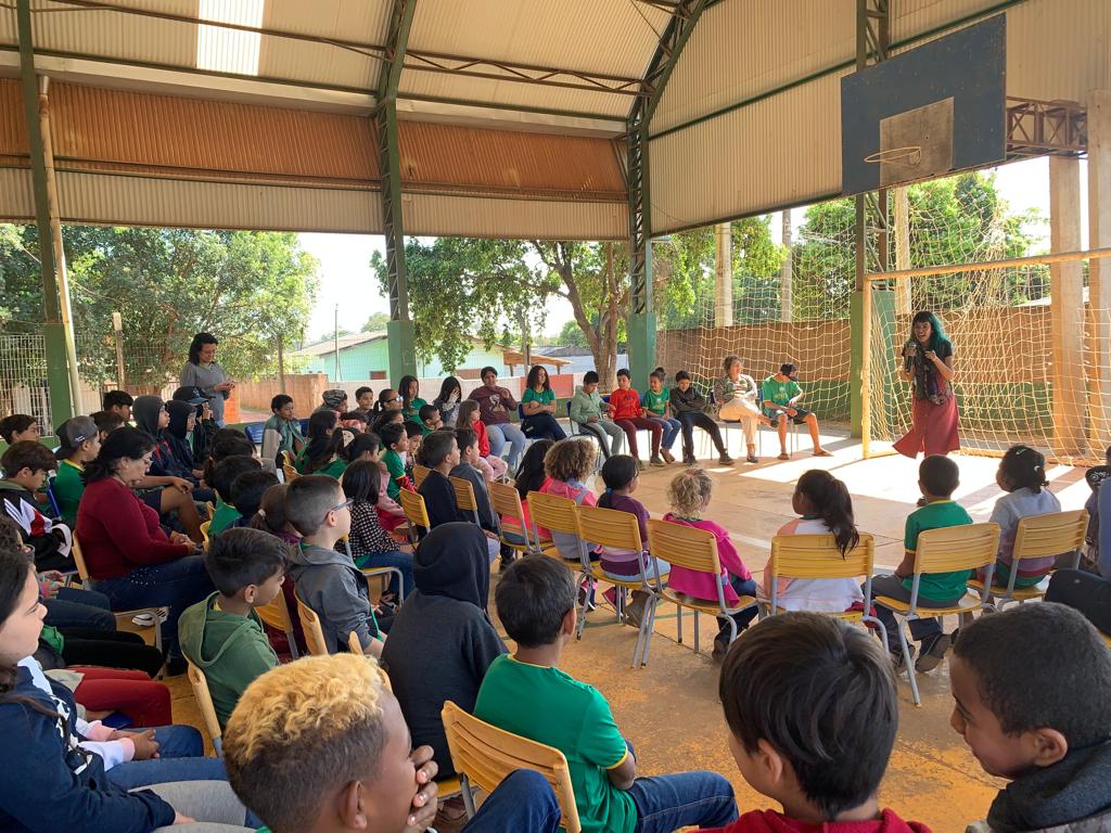 Professores e alunos da rede municipal de ensino participam de oficinas do Programa Nacional de Incentivo à Leitura