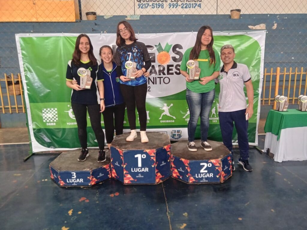 Conheça os vencedores do Xadrez nos Jogos Escolares 2022