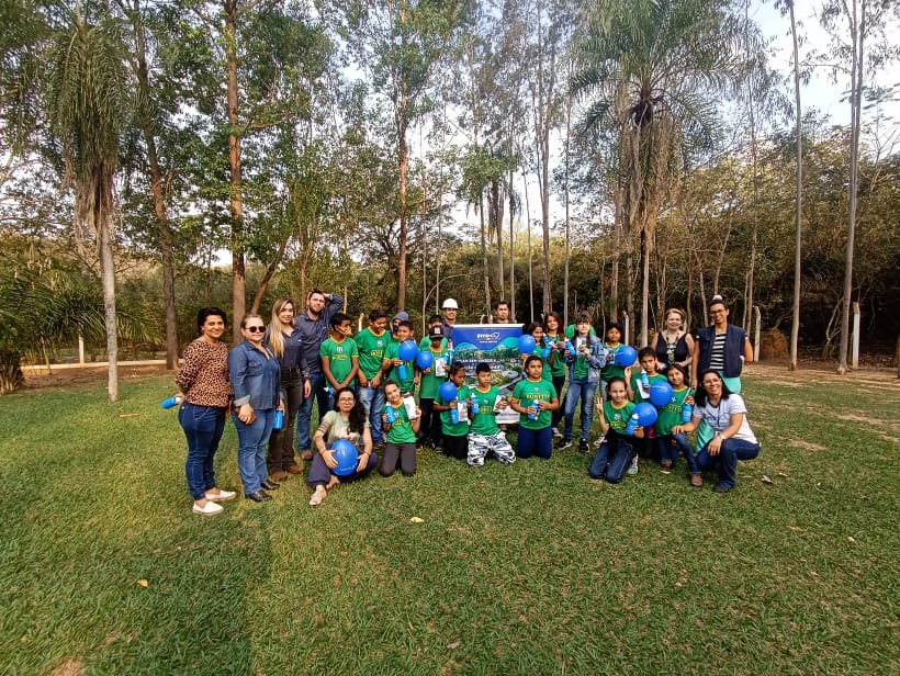 Alunos da Rede Municipal participam de ação educativa na Estação de Tratamento de Esgoto de Bonito