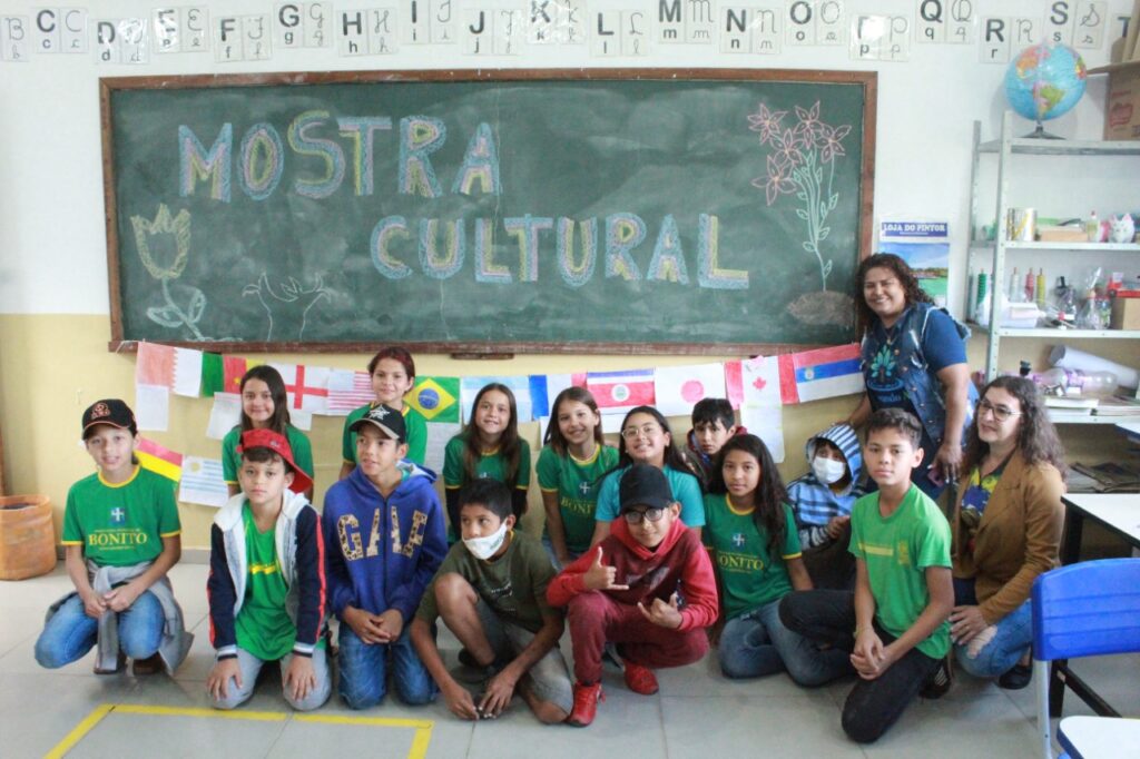 Alunos do Distrito Águas do Miranda participam de atividades do Programa de Educação Ambiental