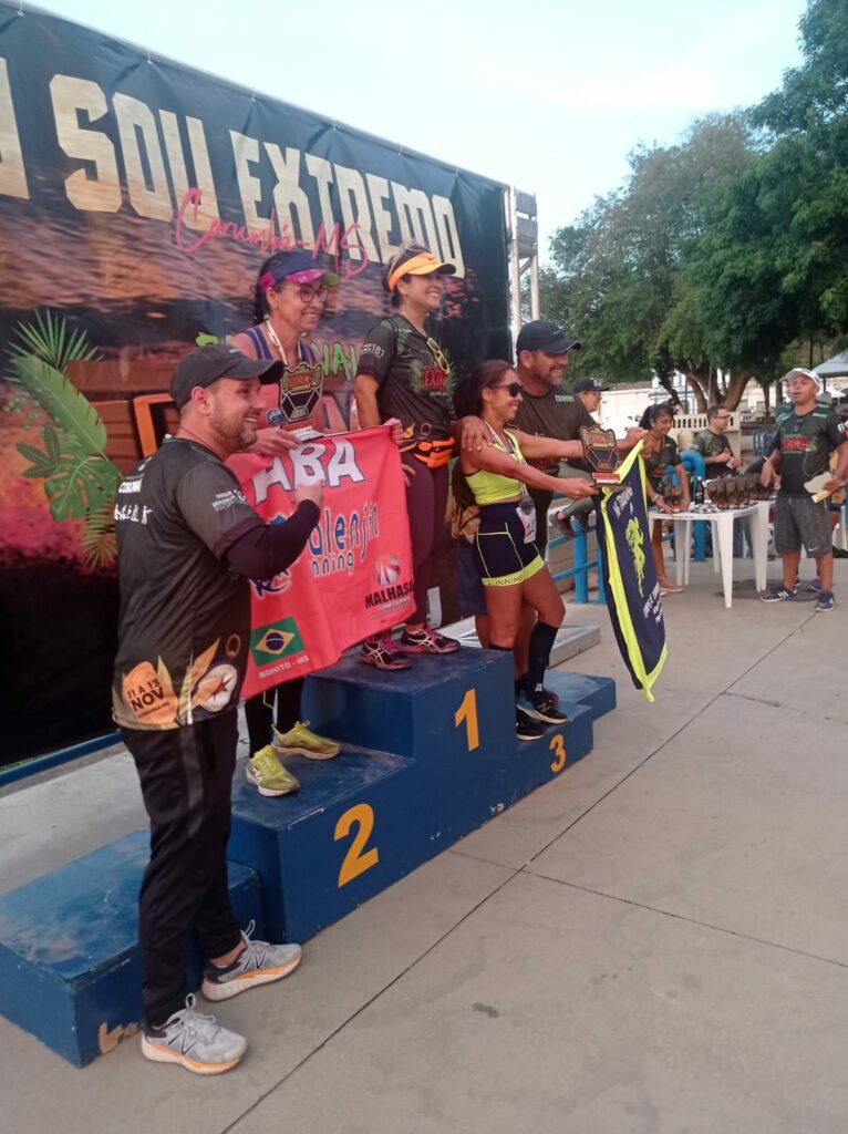 Atletas bonitenses conquistam pódio na Corrida de Trilha durante o Eco Pantanal Extremo