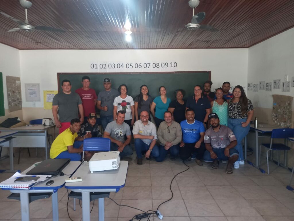 Distrito Águas do Miranda recebe curso de Formação de Condutores de Pesca Esportiva