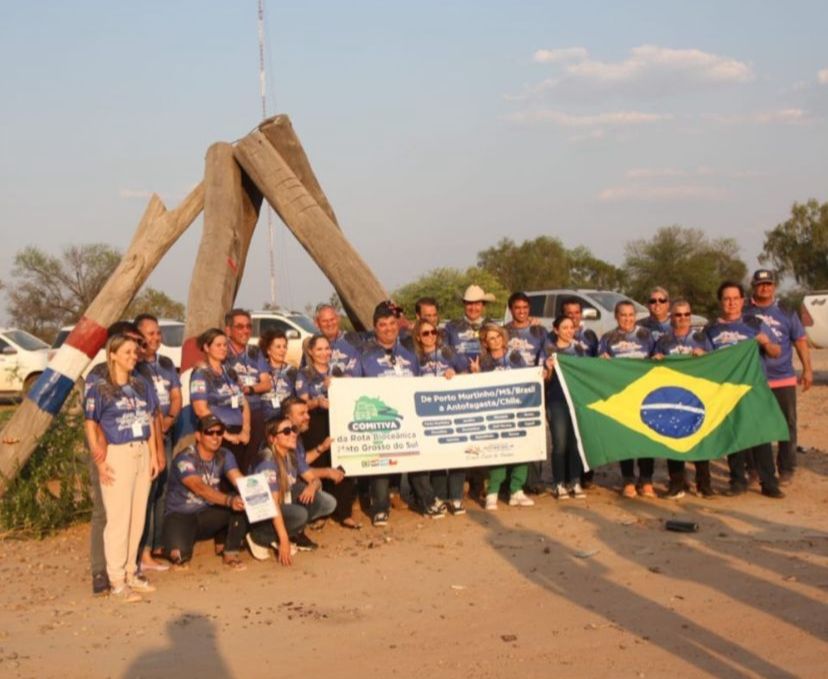 Prefeito de Bonito participa de missão técnica percorrendo o traçado da Rota Bioceânica de Porto Murtinho ao Chile