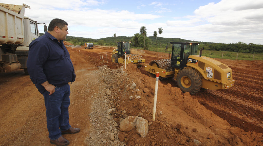 Pavimentação da Rodovia do Turismo tem 50% da obra concluída e será finalizada em 4 meses