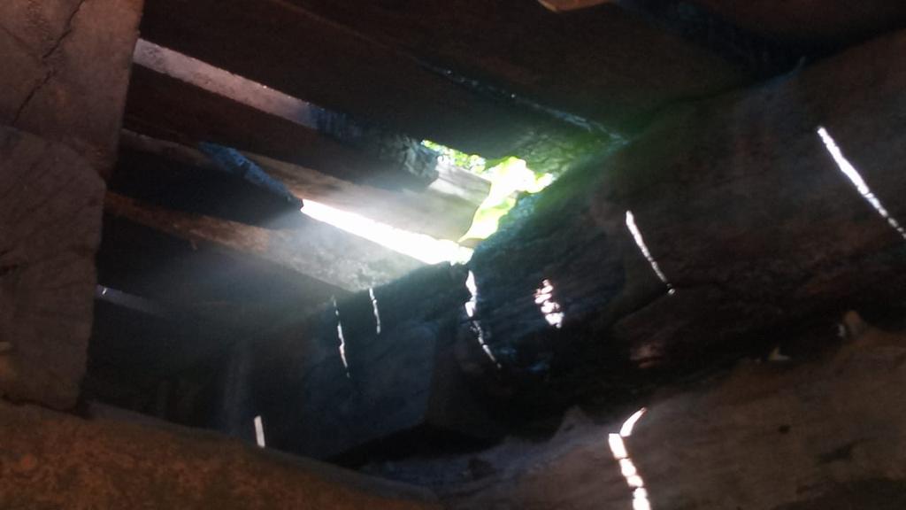 Em ato de vandalismo, ponte de acesso a pesqueiros e atrativos no Águas do Miranda é incendiada