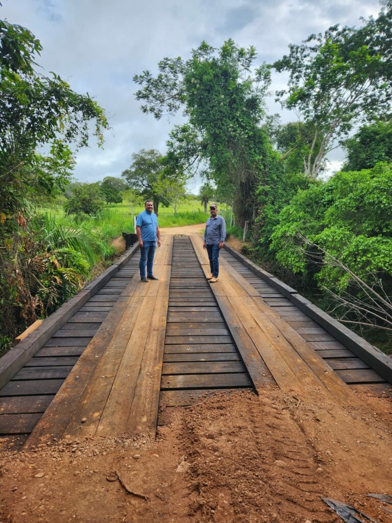 Reforma da ponte do Resek e sobre o córrego Roncador são concluídas