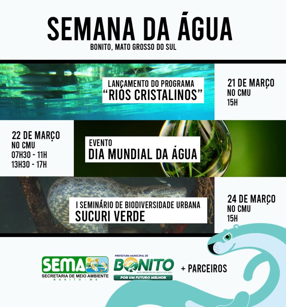 Bonito lança programa ‘Rios Cristalinos’ em parceria com Sanesul e MS Pantanal Bonito lança programa ‘Rios Cristalinos’ em parceria com Sanesul e MS Pantanal