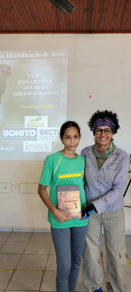 Juventude do Águas do Miranda participa de curso de observação de aves e cria clube de observadores