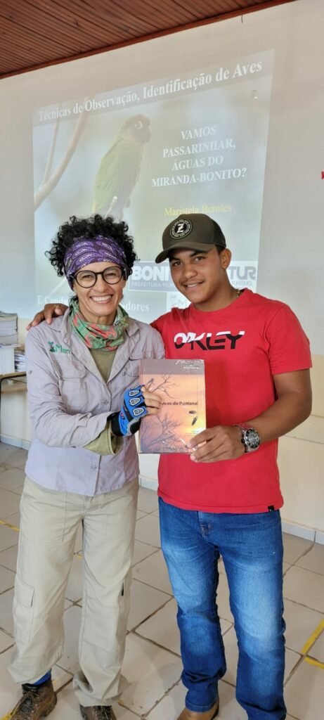 Juventude do Águas do Miranda participa de curso de observação de aves e cria clube de observadores