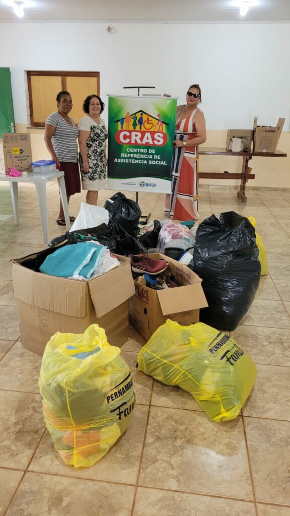 Campanha da Secretaria de Assistência Social arrecada doações para moradores do Águas do Miranda