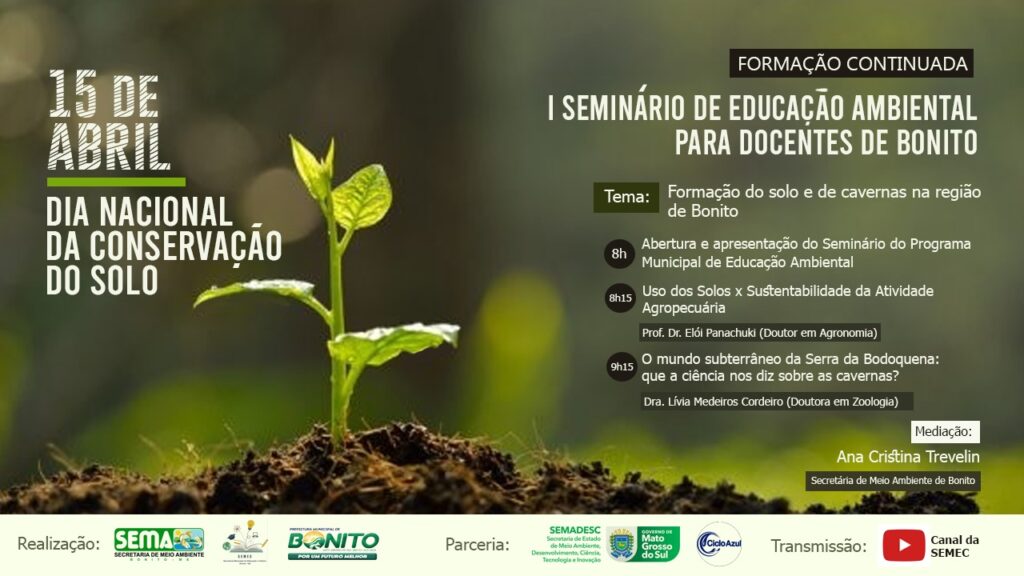 I Seminário de Educação Ambiental para docentes de Bonito