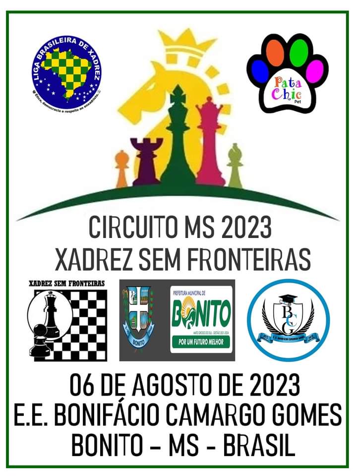Circuito de Xadrez 2023 acontece neste domingo em Bonito - Prefeitura  Municipal de Bonito - MS