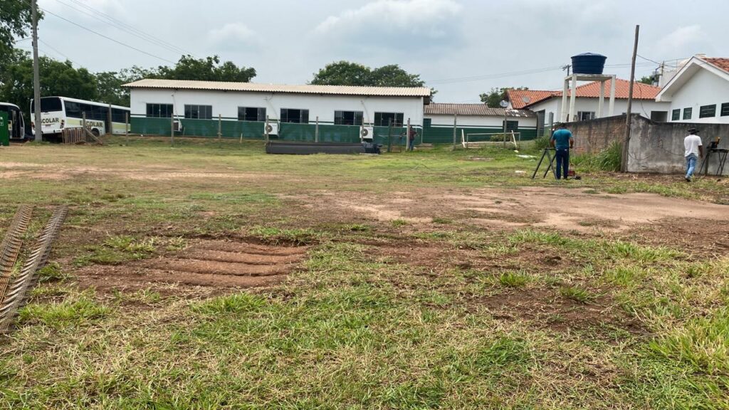 Prefeitura licita empresa para construção de quadra coberta na escola rural do distrito Águas do Miranda