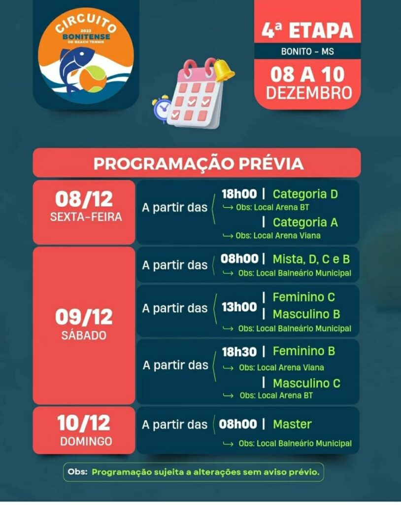 Eventos esportivos, religiosos e CLN movimentam Bonito neste final de semana