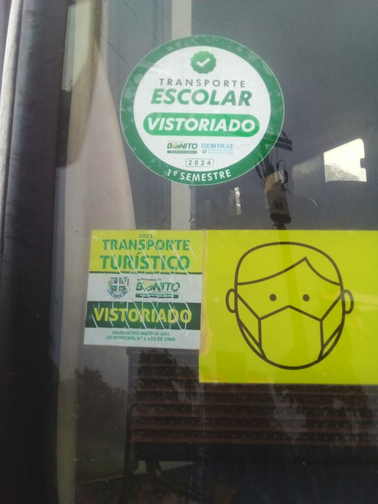 Demtrat e Guarda Municipal realizam vistoria no transporte escolar de Bonito