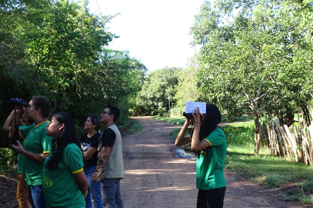 SEMA promove observação de aves como atividade de Educação Ambiental para alunos das escolas rurais