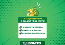 Prefeitura de Bonito antecipa pagamento dos salários dos servidores em comemoração ao Dia do Trabalhador