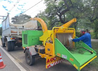 Bonito avança na gestão ambiental com trituração de resíduos de podas Category Template 1