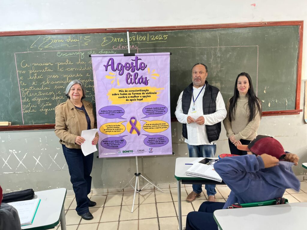 Agosto Lilás: Bonito promove palestra e ações para reforçar a luta pelos direitos das mulheres