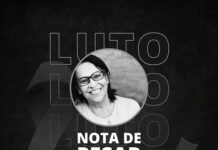 Nota de pesar pelo falecimento da professora Maria Lucy Mendes Xavier Pazette